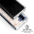 White Rose Gold Marble Galaxy Z Fold7 Clear Case