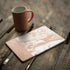 White Rose Gold Marble iPad Skins