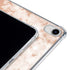 White Rose Gold Marble iPad 11th Gen (2025) Clear Case