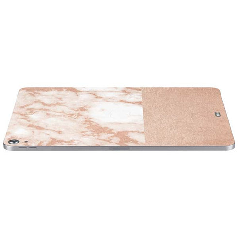 White Rose Gold Marble Apple iPad Air Skin