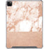 White Rose Gold Marble iPad Cases