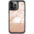 White Rose Gold Marble iPhone Cases