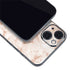 White Rose Gold Marble iPhone 15 Skin