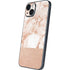 White Rose Gold Marble iPhone 15 Skin