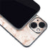 White Rose Gold Marble iPhone 15 Skin