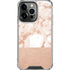 White Rose Gold Marble iPhone 16 Pro Max Clear Case