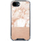 White Rose Gold Marble iPhone 16e Clear Case