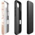 White Rose Gold Marble iPhone 16e Impact Case