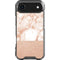 White Rose Gold Marble iPhone 17 Air Clear Case