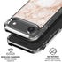 White Rose Gold Marble iPhone 17 Air Clear Case