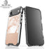 White Rose Gold Marble iPhone 17 Air Clear Case