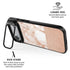 White Rose Gold Marble iPhone 17 Air Kickstand Case