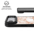 White Rose Gold Marble iPhone 17 Air Kickstand Case
