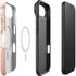 White Rose Gold Marble iPhone 17 Air Magsafe Impact Case