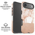 White Rose Gold Marble iPhone 17 Air Magsafe Impact Case