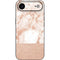 White Rose Gold Marble iPhone 17 Air Skin