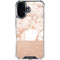 White Rose Gold Marble iPhone 17 Clear Case