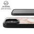White Rose Gold Marble iPhone 17 Kickstand Case