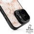 White Rose Gold Marble iPhone 17 Kickstand Case