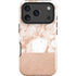 White Rose Gold Marble iPhone 17 Pro Max Impact Case
