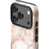 White Rose Gold Marble iPhone 17 Pro Max Impact Case