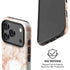 White Rose Gold Marble iPhone 17 Pro Max Magsafe Impact Case