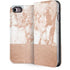White Rose Gold Marble iPhone 7 Folio Case
