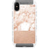 White Rose Gold Marble iPhone Cases