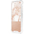 White Rose Gold Marble iPhone XS Clear Case