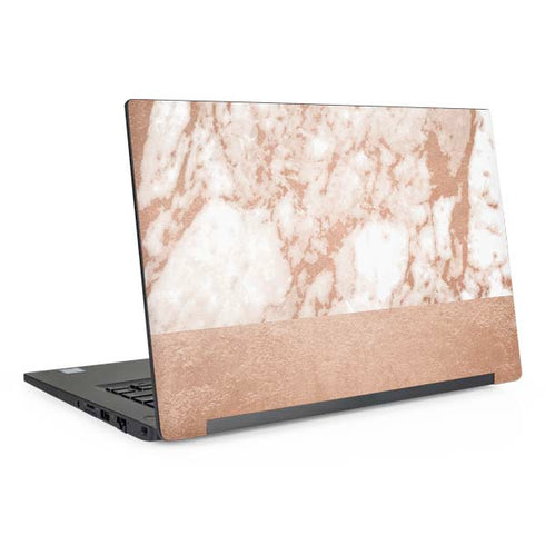 White Rose Gold Marble Dell Latitude Skin