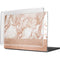 White Rose Gold Marble MacBook Pro 14in (2021-24) Case plus Skin
