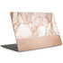 White Rose Gold Marble MacBook Skins