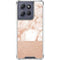 White Rose Gold Marble Moto G Stylus 5G (2025) Clear Case