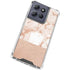 White Rose Gold Marble Moto G Stylus 5G (2025) Clear Case