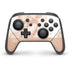 White Rose Gold Marble Nintendo Skins