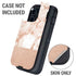 White Rose Gold Marble Otterbox Defender iPhone Skin