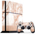 White Rose Gold Marble PlayStation PS4 Skins