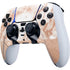 White Rose Gold Marble PS5 DualSense Edge Pro Controller Skin