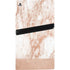 White Rose Gold Marble PS5 Pro Disk Console Skin