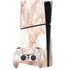 White Rose Gold Marble PlayStation PS5 Skins
