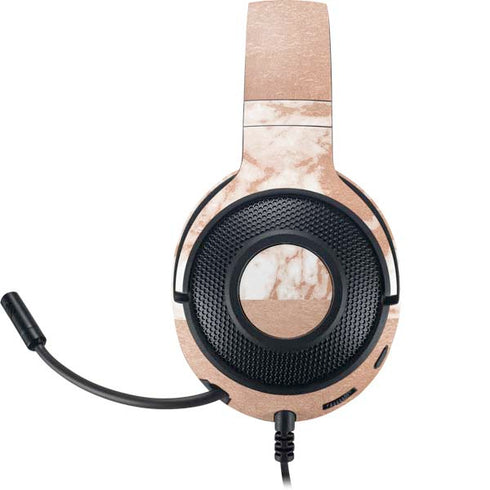White Rose Gold Marble Razer Kraken X Skin
