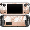 White Rose Gold Marble Steam Deck Handheld Gaming Computer OLED Skin