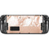 White Rose Gold Marble Steam Deck Handheld Gaming Computer OLED Skin