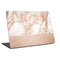 White Rose Gold Marble Laptop Skins