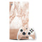 White Rose Gold Marble Xbox Series X Skins