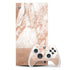 White Rose Gold Marble Xbox Series X Skins