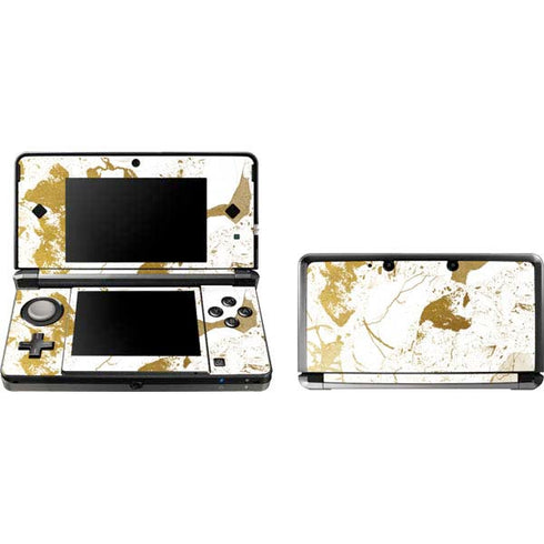 White Scattered Marble Nintendo Skins