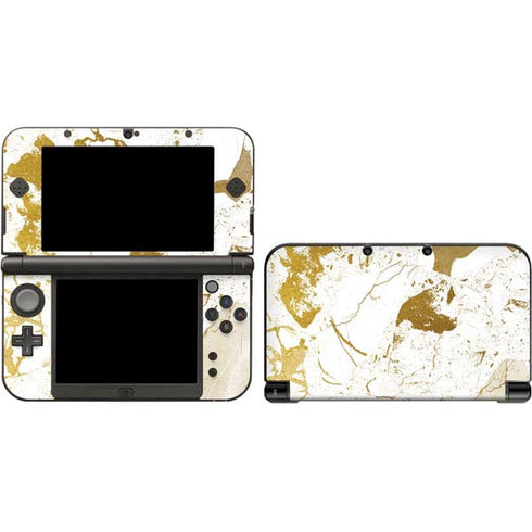 White Scattered Marble Nintendo Skins