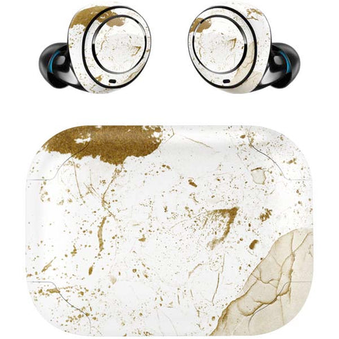 White Scattered Marble Amazon Echo Buds Skin