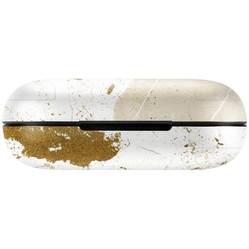 White Scattered Marble Amazon Echo Buds Skin